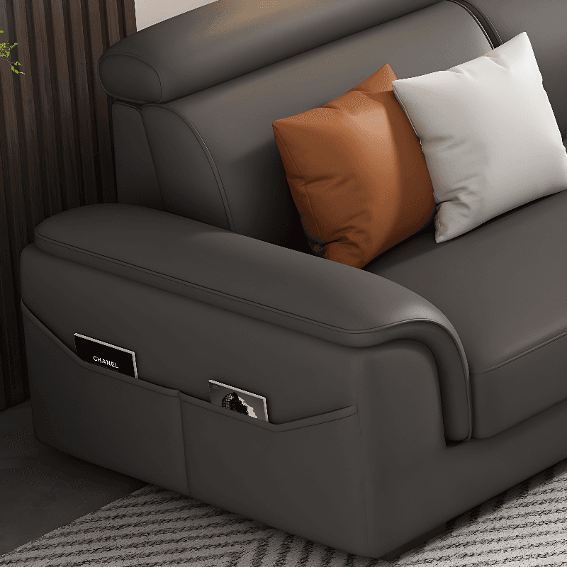 L-Shape/Straight Left/Horizontal Sofa Recliner/Sofa Couch with Pine Wood Frame thumbnail 9