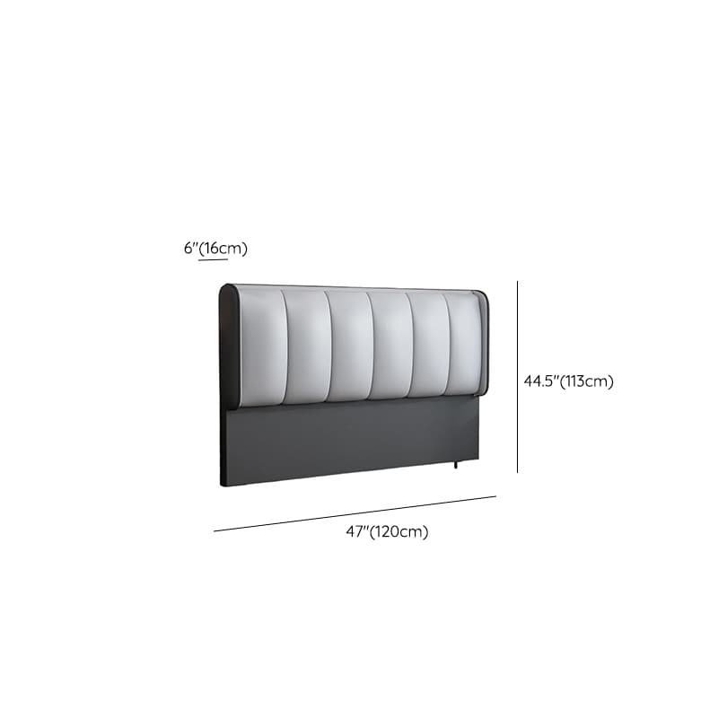 Casual Free-standing Standard King(76"W x 80"L)/Queen(60"W x 80"L)/Full(54"W x 75"L) Panel No Distressing With Legs in Wood and Sponge thumbnail 14
