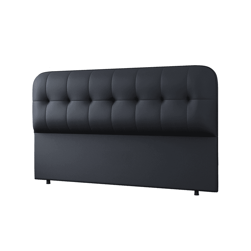 King(76"W x 80"L)/Queen(60"W x 80"L)/Full(54"W x 75"L) Button-tufted Rectangular Panel Headboard with Lumber Frame, Sponge and With Legs, Standard（36-55“） H thumbnail 2
