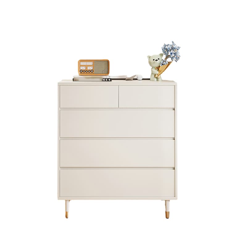 Modern White Wood Dressers with Soft-Close Drawers , Shelves Not Included - image 5