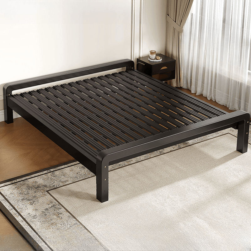 Solid Color Platform Bed with Steel Frame for Living Room thumbnail 1