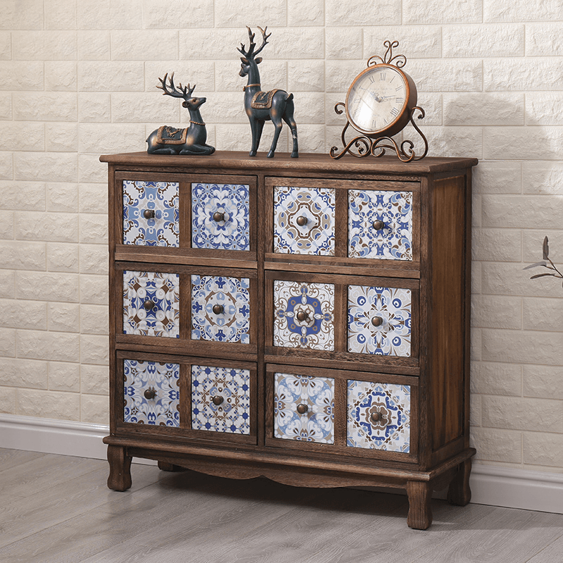 Shaker Style Independent Accent Chest with Weathered Wood thumbnail 3