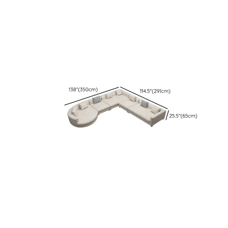 Living Space Use 4 Pc /5 Piece Set L-Shape Right Hand Facing Corner Sectional, 5-Seater /Seats 6 thumbnail 19