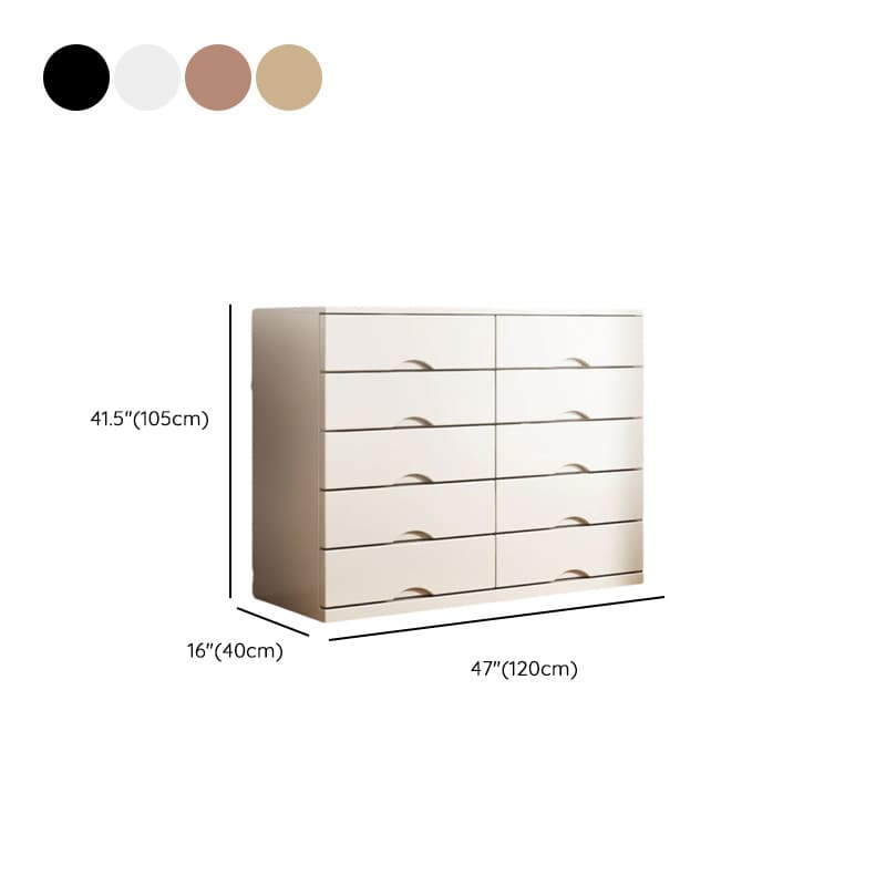 Simple Raw Wood Double Dresser with Multiple Drawer Configurations - Horizontal/Vertical thumbnail 16