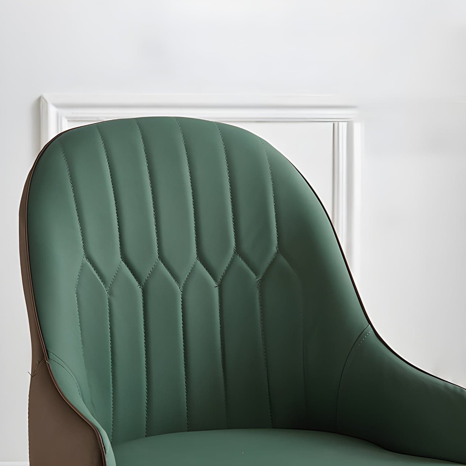 Contemporary Metal Dining Room Chairs Upholstered Dining Armchairs for Home Use thumbnail 16