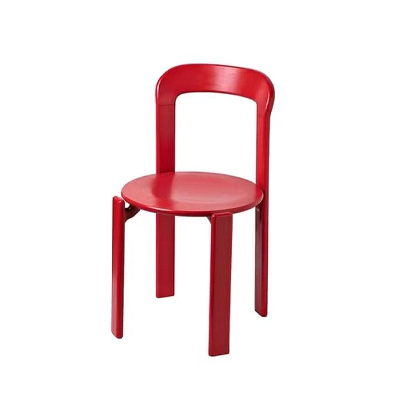 Scandinavian Natural Wood Armless Kitchen Chair 15.3inch Wide Non-Swivel 1 Piece thumbnail 6
