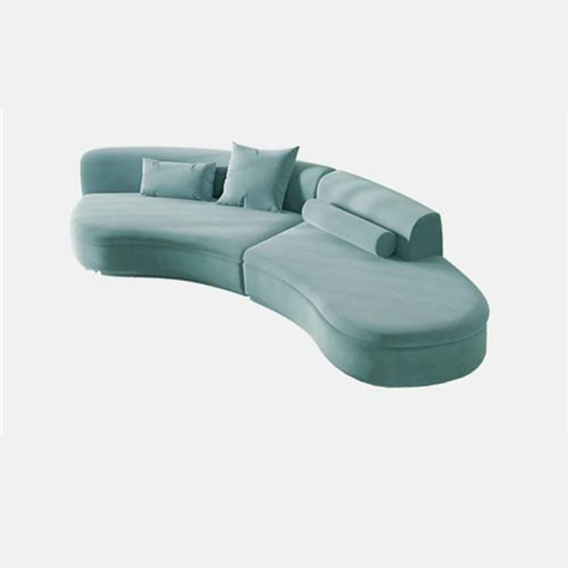 Trendy Seats 4/Seats 3 Armless Curved Sofa Recliner with Sponge Fill Cushions thumbnail 13