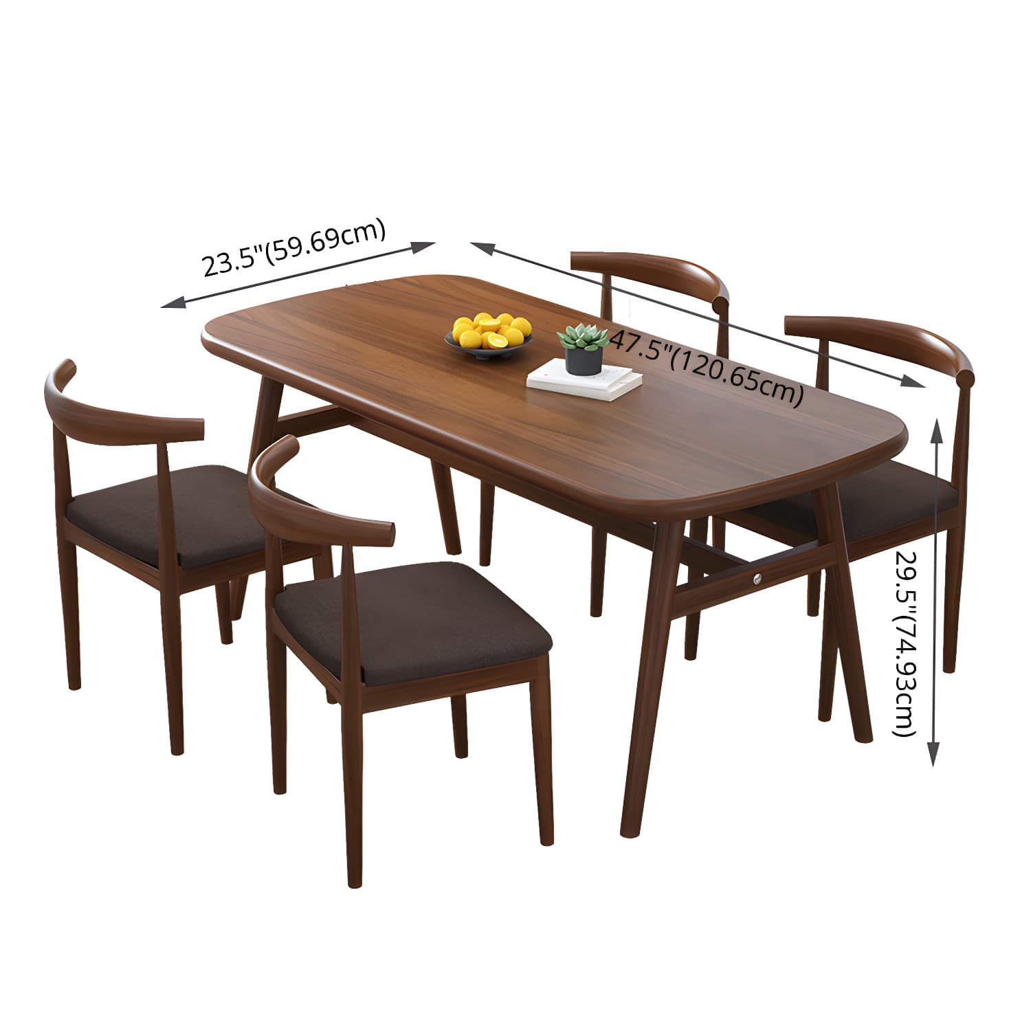 Modern Kitchen Wood Furniture of Standard Height Formal Dining Room Table Set thumbnail 13