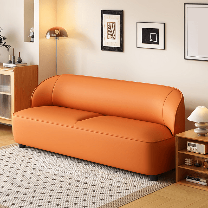 Modish Solid Color Scratch-durable Standard Sofa in Rose/Light Green/Tangerine Color for 2/4 Person/for 3 thumbnail 13