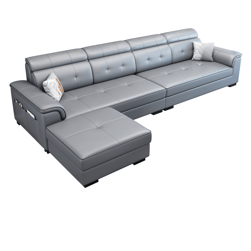 L-Shape Parlor Corner Sectional with Left Hand Facing Orientation, Decorative-stitched Tufting and Concealed Support thumbnail 10