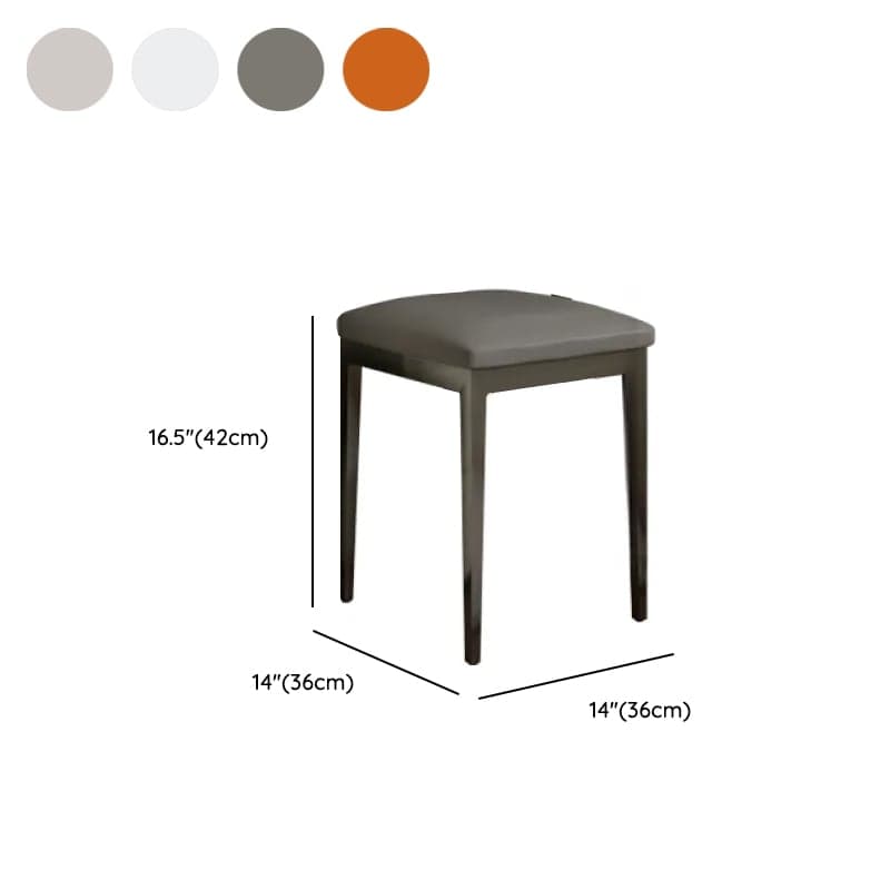 Orange/Gray/Beige Vanity Set with Drawers and Adjustable Brightness Mirror thumbnail 15