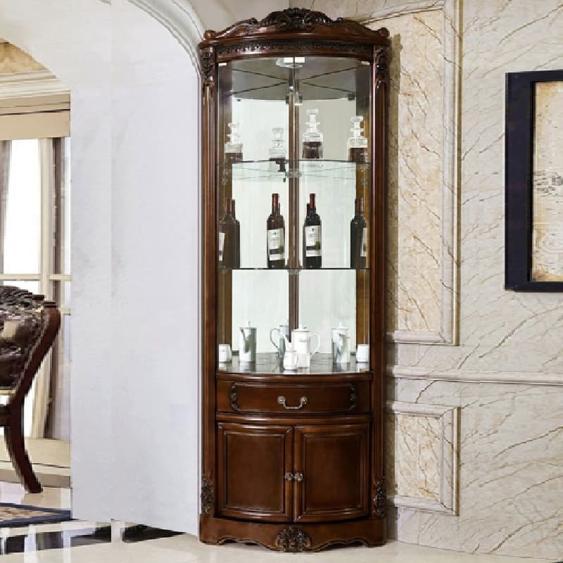 Vintage Detached Accent Cabinet with LED Lighting thumbnail 1