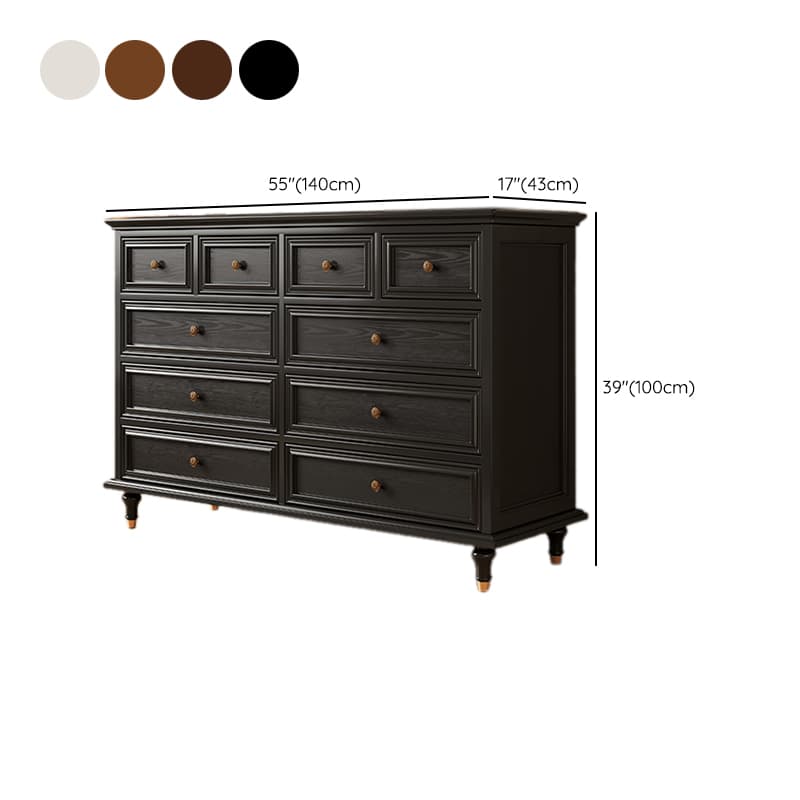 Trendy Composite Wood Double Dresser with 8/10/5 Drawers in Horizontal/Vertical Orientation thumbnail 20