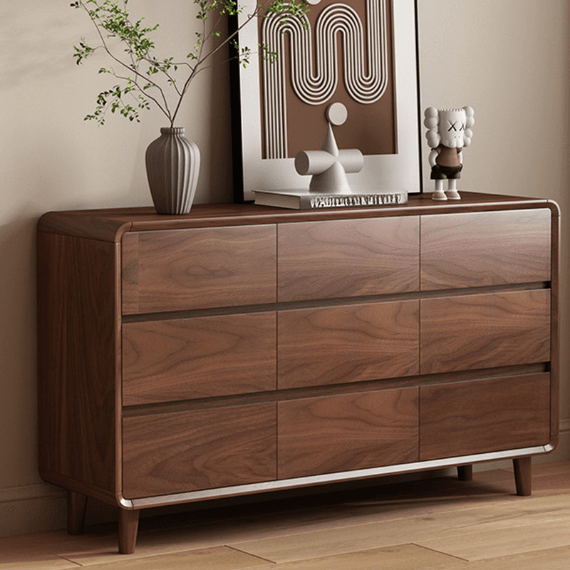 Cocoa Casual Rubberwood Double Dresser/Lingerie Chest with 6/9/5 Drawers Horizontal/Vertical thumbnail 15