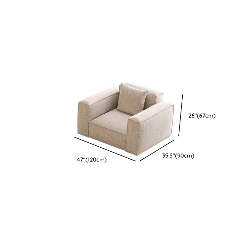 Straight/L-Shape Cotton Upholstered Sofa Couch/Corner Sectional with Horizontal/Left Orientation thumbnail 15