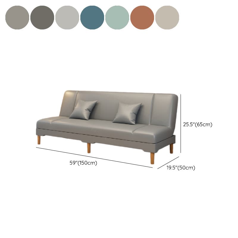 Modern Simple Style Dove Grey/Blue/Green Fold Away Convertible Sofa Living Spaces thumbnail 28