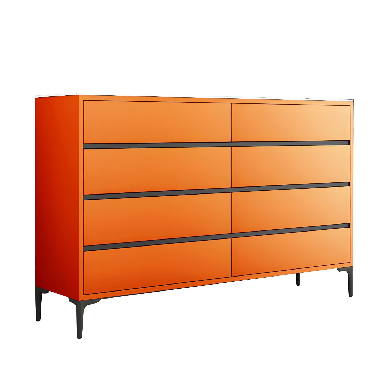 Glam Vertical Stone Storage Chest Bedroom Chest with 8 Drawers - image 19