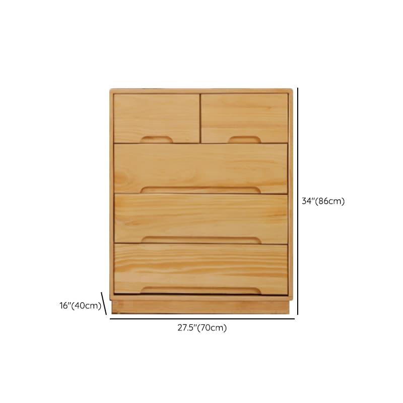 Minimalist Unfinished Console Dresser with 6 Tiers/4 Tiers/5 Tiers - image 20