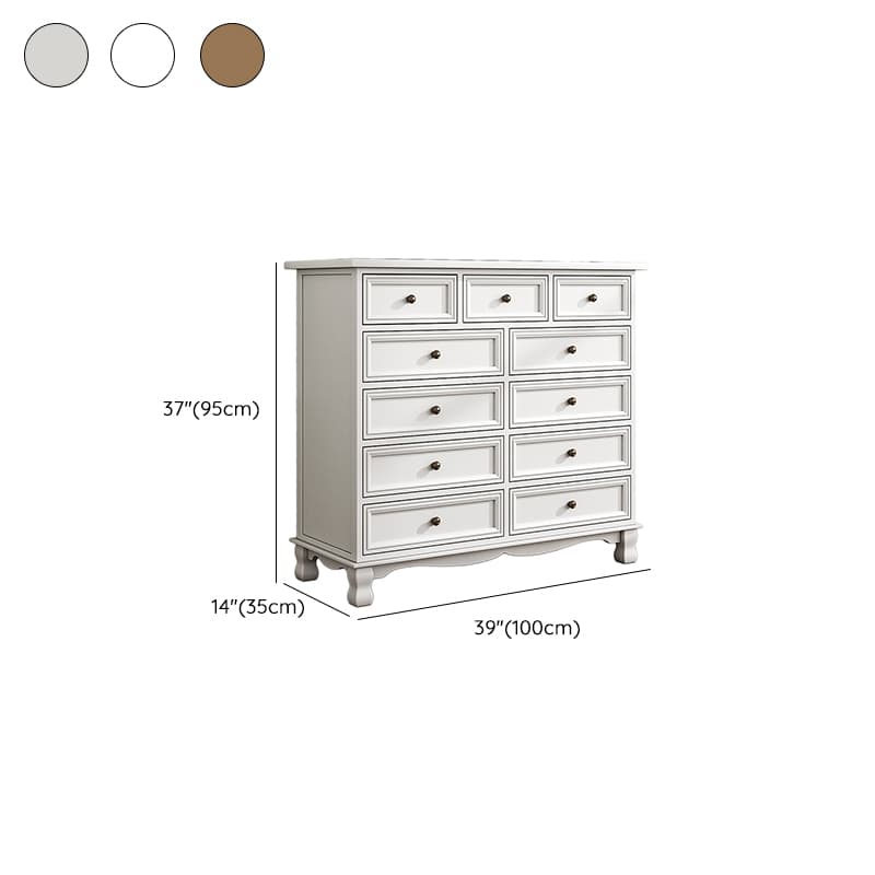 Modern Wooden Bachelor Chest with Vertical Drawers with Drawers thumbnail 19