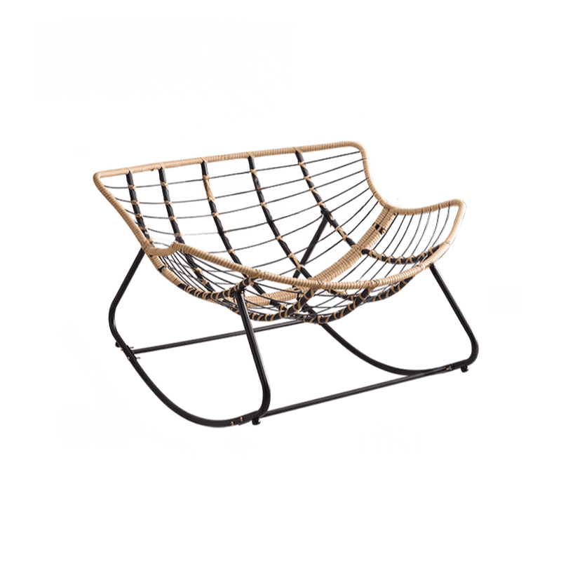 Modern Simple Style Alloy Rocking Chair Couch with Scratch-defiant Cushioned Upholstery thumbnail 14
