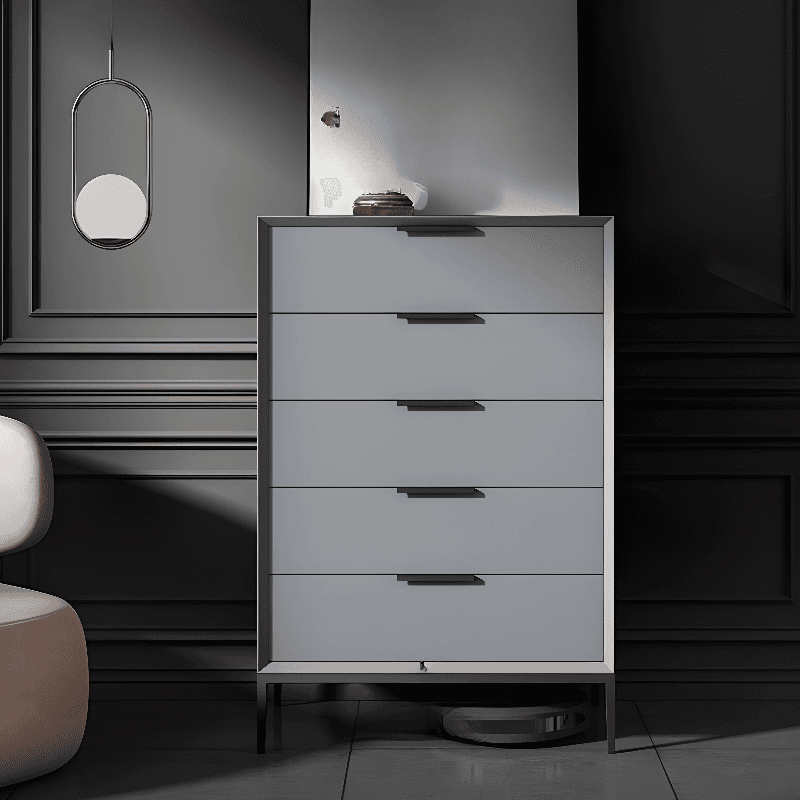 Modern Solid+Engineered Wood 5 Tiers/3 Tiers/4 Tiers Double Dresser/Semainier/Bachelor Chest thumbnail 31
