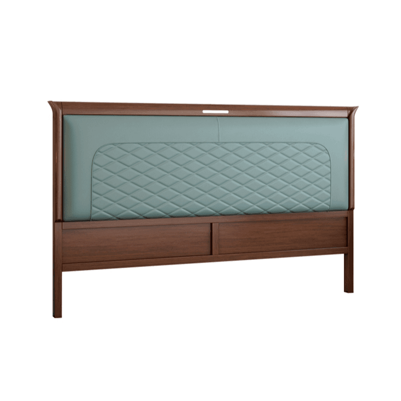 Modish No Distressing Rubberwood Panel Headboard with Rectangle Shape for King/Full/Queen Bed, Featuring Sponge Upholstery Fill and Standard Height thumbnail 10