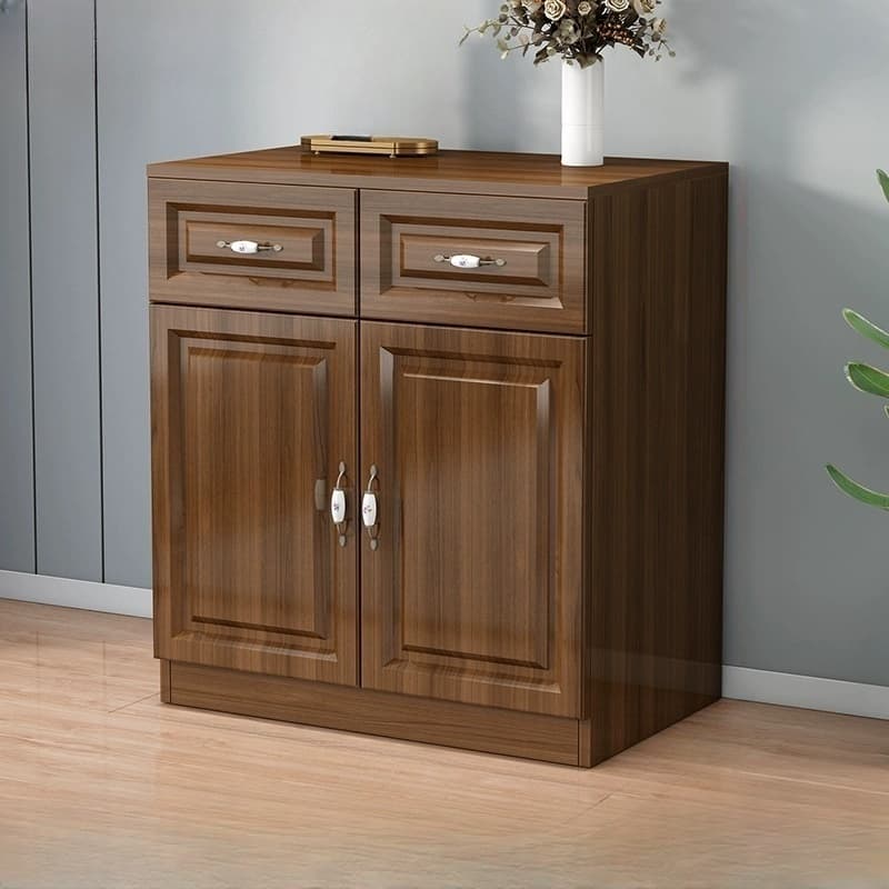 Modern Wood Cabinets Buffets & Sideboards 31.5 inches Width Non-Adjustable Drawers Included