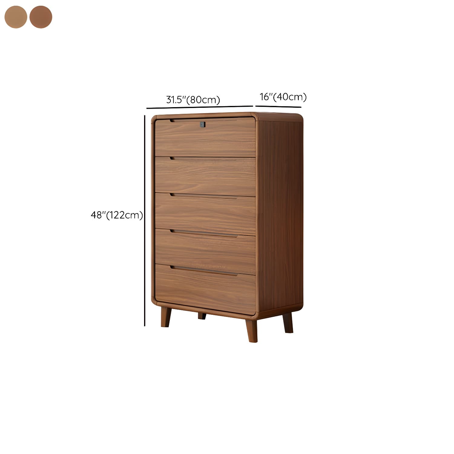 Traditional Wood Dressers with Drawers and Soft Close Glides thumbnail 26