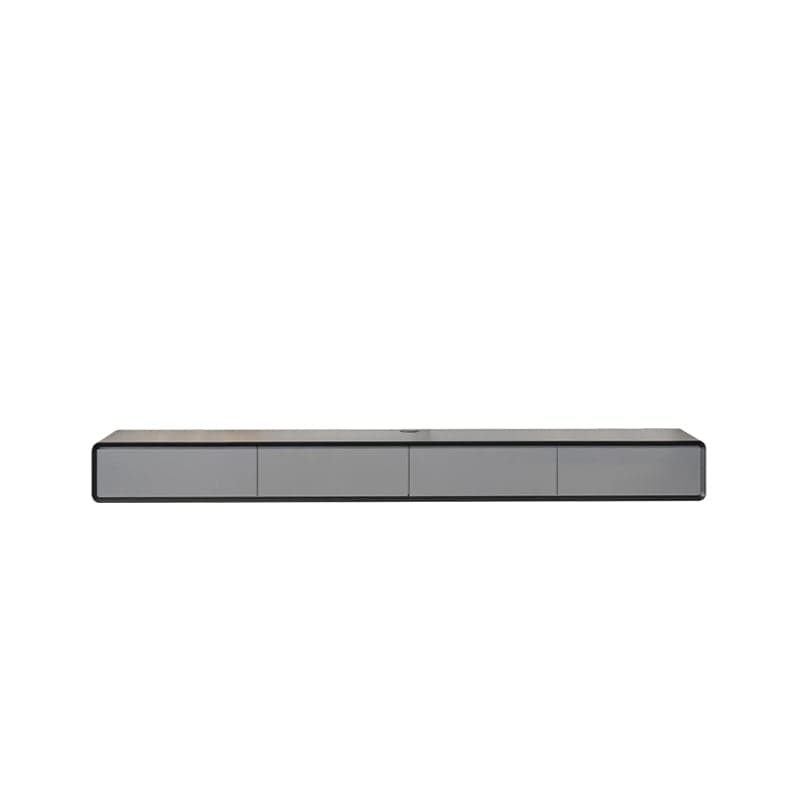 Floating Mount Rectangle TV Stand with Door Living Room Black/White/Natural/Walnut thumbnail 1