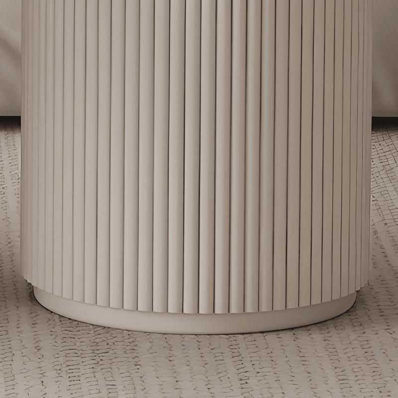 Circular-shaped Ivory Board Game Coffee Table for Home thumbnail 8