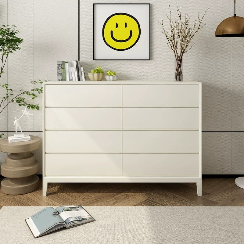 Pine Wood Modern Dresser with Soft Close Drawers - Compact and Stylish Bedroom Storage Solution thumbnail 5