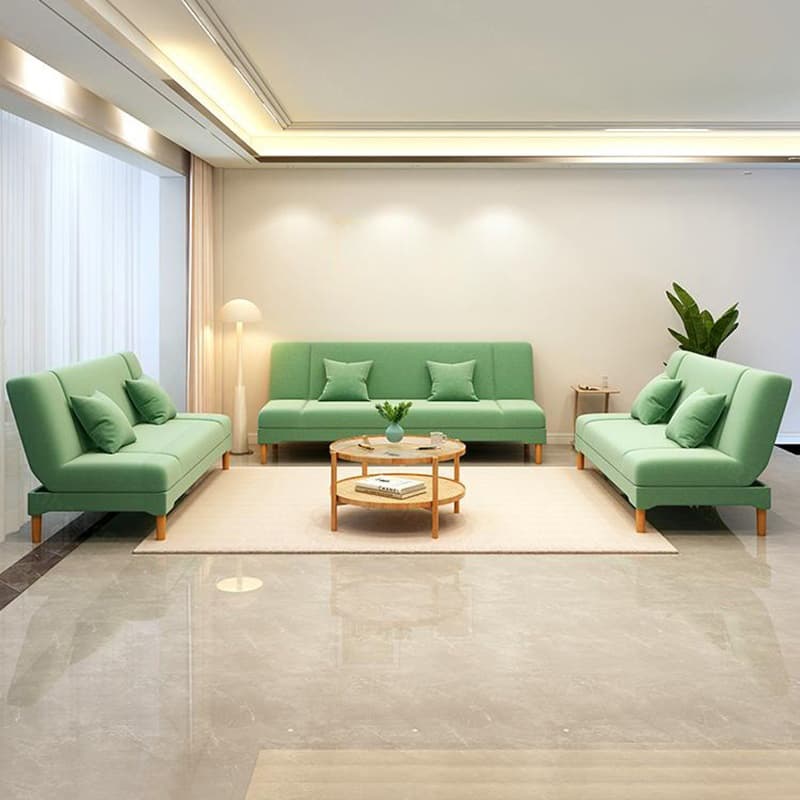 Modern Simple Style Dove Grey/Blue/Green Fold Away Convertible Sofa Living Spaces thumbnail 17