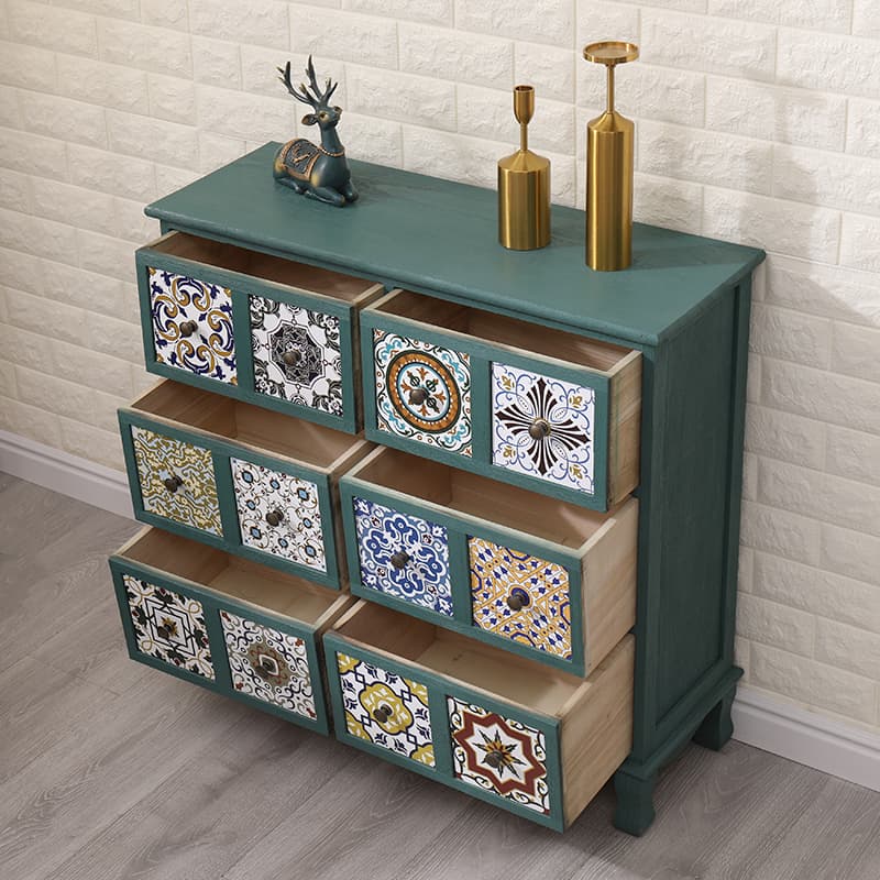 Shaker Style Independent Accent Chest with Weathered Wood thumbnail 7
