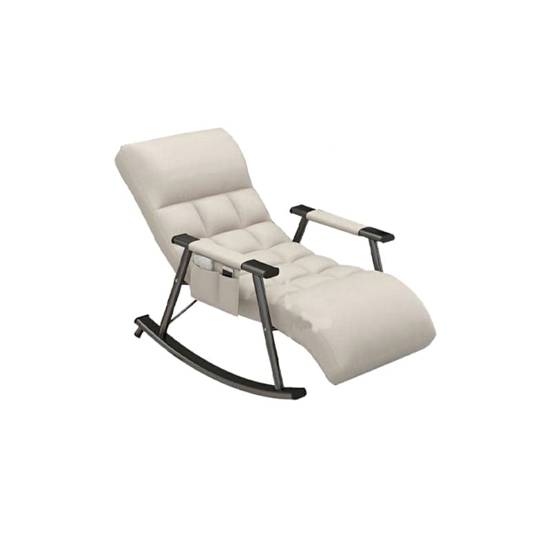 Stylish Tufted Upholstered Rocking Chair - Modern Design for a Comfy Home thumbnail 7