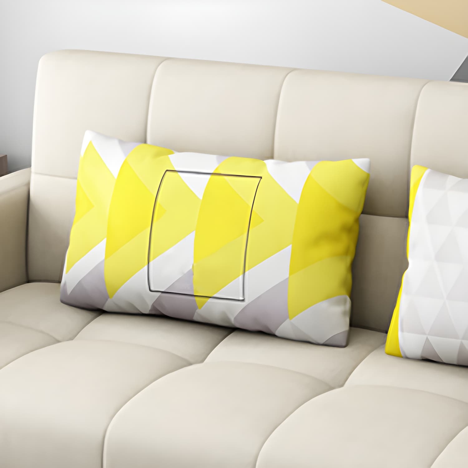Square Arm Modern Storage Sofa with Biscuit Back Convertible Sofa for Living Room thumbnail 19