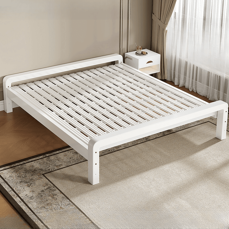 Solid Color Platform Bed with Steel Frame for Living Room thumbnail 2