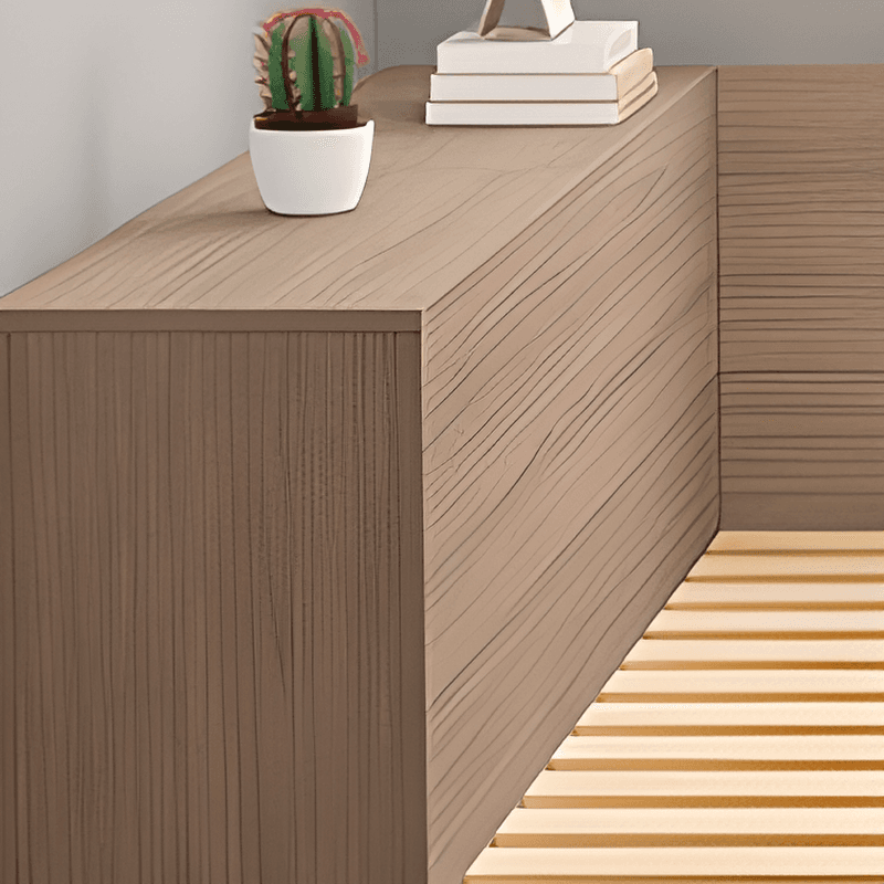 Natural Color Solid Color Tatami Bed for Bedroom thumbnail 5