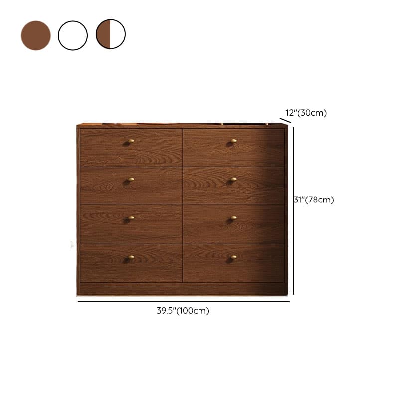 Simple Reclaimed Wood Double Dresser/Bachelor Chest with 8/6/4 Drawers in Horizontal/Vertical Orientation thumbnail 15