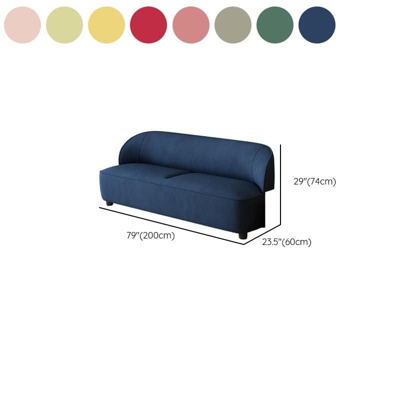 Modish Solid Color Scratch-durable Standard Sofa in Rose/Light Green/Tangerine Color for 2/4 Person/for 3 thumbnail 28
