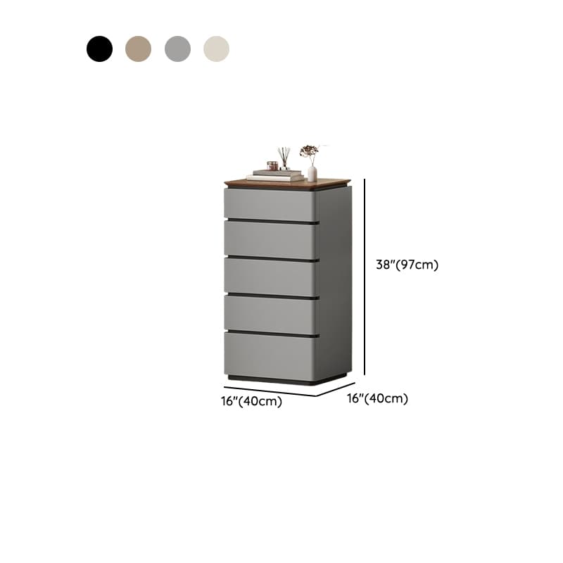 Casual Raw Wood Bachelor Chest/Semainier with 5/4/3 Drawers in Vertical Orientation thumbnail 17
