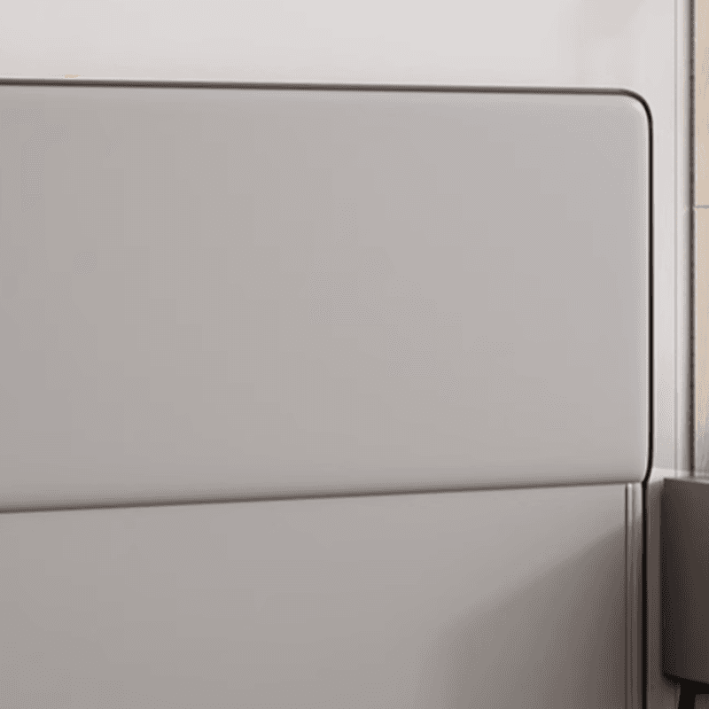 Modish Style Panel Headboard with No Distressing in Timber, Rectangle Shape for King/Queen/Full Bed, Featuring Sponge Upholstery Fill and Standard Height thumbnail 7