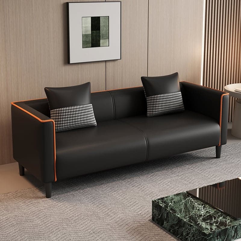 Elegant Sitting Room Sofa/Loveseat in Dove Grey, Tangerine, and Ivory with Solid and Manufactured Wood Construction thumbnail 1