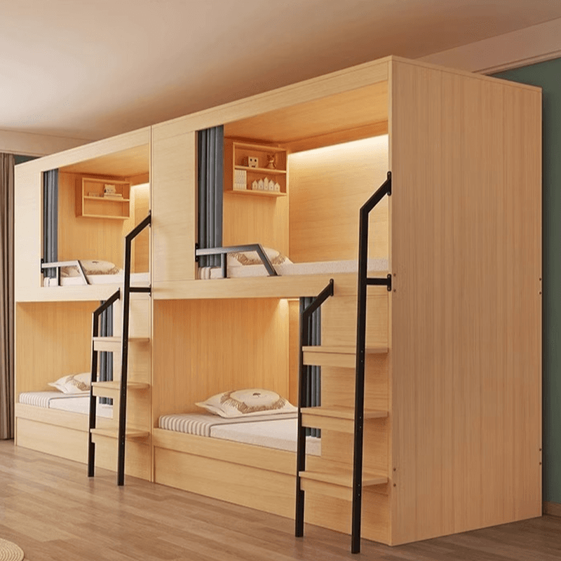 Minimalist High Bed Frame with Mattress and Guard Rail thumbnail 4
