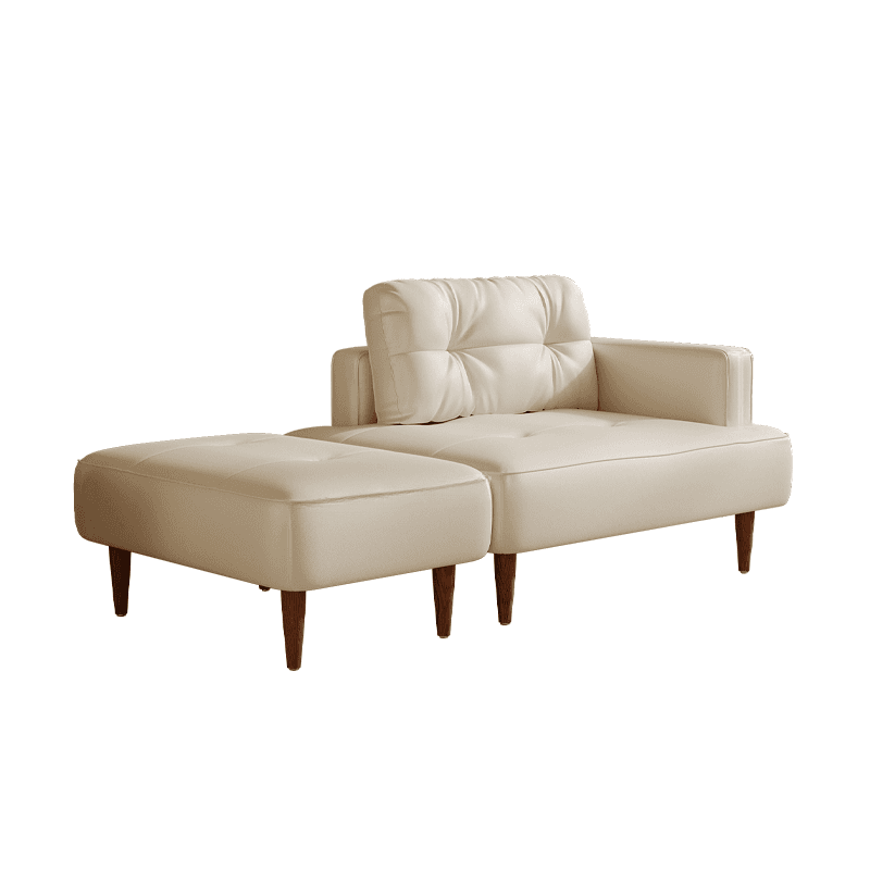 Drawing Room Stain Resistant Loveseat with Tufted Back in Taupe, 2-Person Seating, Receptacle Storage, and Recessed Arm thumbnail 8