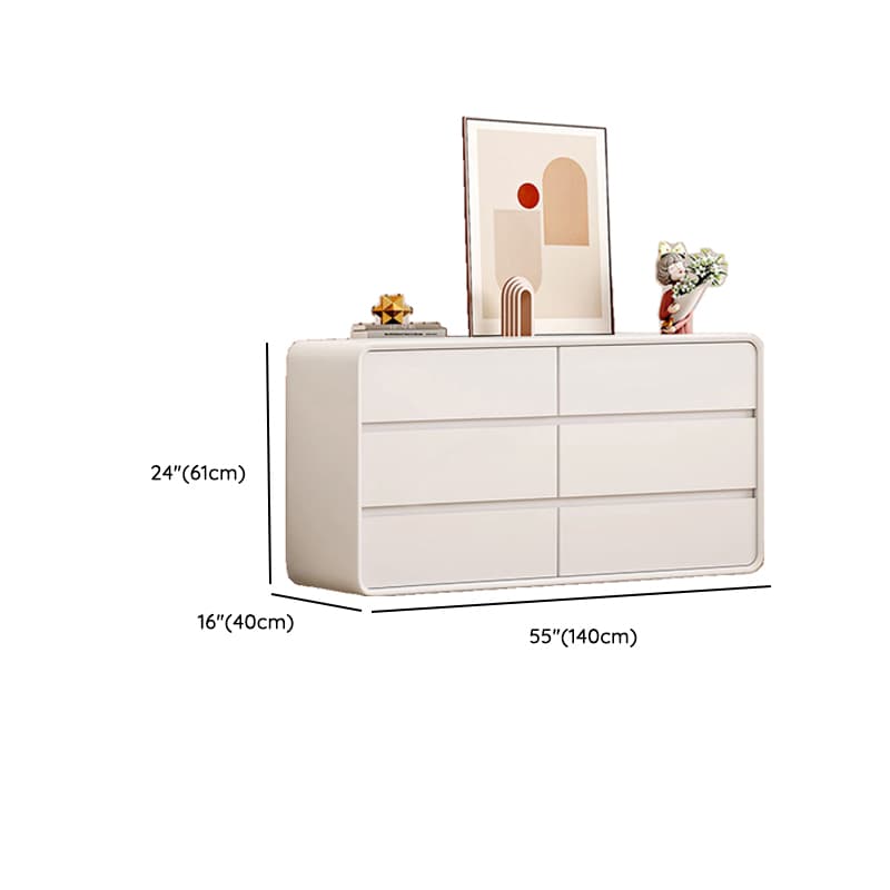 Ivory Contemporary Faux Leather Dresser with 3/4/5 Tiers thumbnail 23