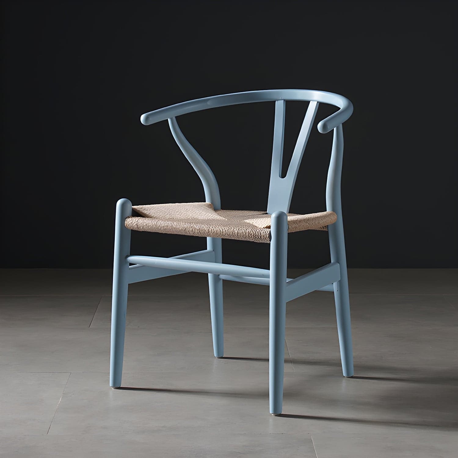Scandinavian Style Wood Dining Chair Dining Room Wishbone Chair with Arm thumbnail 12