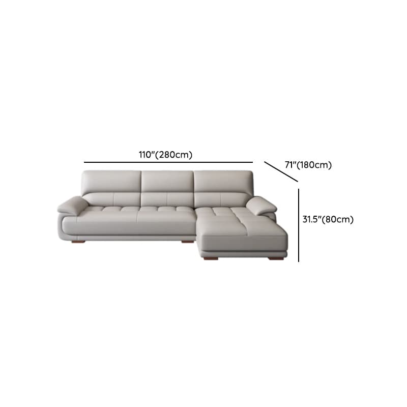 Straight/L-Shape Leather Sofa/Sofa Recliner with Horizontal/Right Hand Facing Orientation thumbnail 18