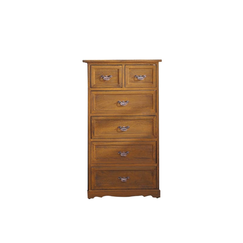 Minimalist Rectangle Brown/White Wood Top Accent Chest with Soft Close Drawer Living Room thumbnail 8