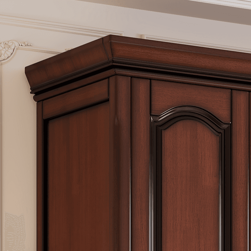 Standalone Wood Armoire Cabinet with Hinged Soft Close Door, Soft Close Drawer & Interior Shelves thumbnail 13