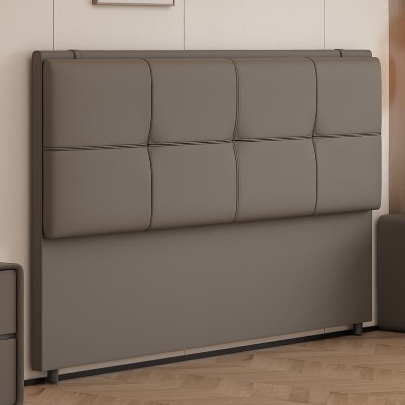Art Deco Style Panel Headboard in Pine Wood with No Distressing, Rectangle Shape for Twin/King/Queen Bed, Featuring Sponge Upholstery and Standard Height thumbnail 3